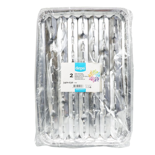 Depa grillschalen aluminium voorkant