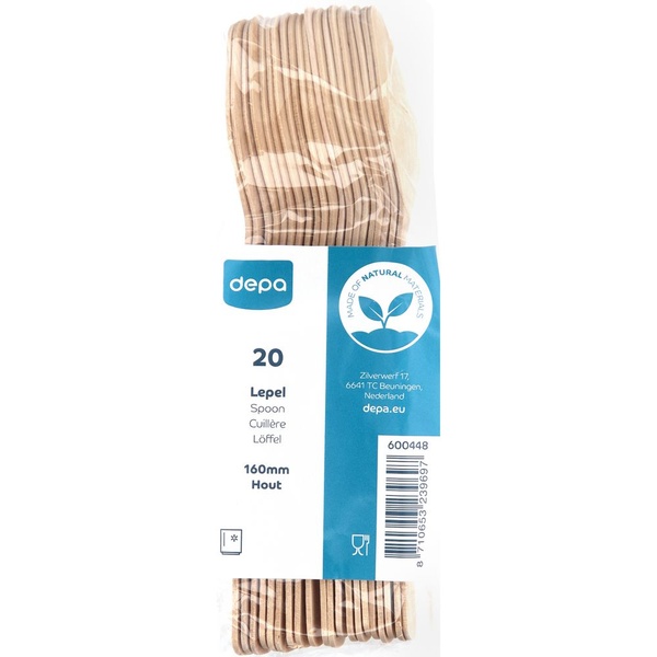 Depa lepel hout voorkant