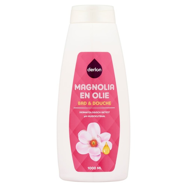 Derlon bad- en doucheschuim magnolia voorkant