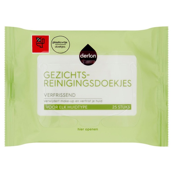 Derlon gezichtsdoekjes voorkant