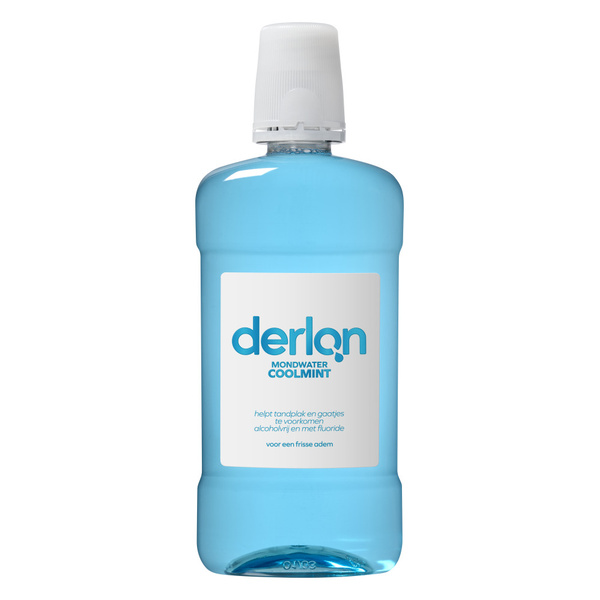 Derlon Mondwater Coolmint voorkant