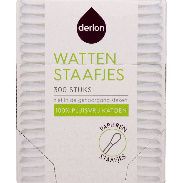Derlon wattenstaafjes voorkant