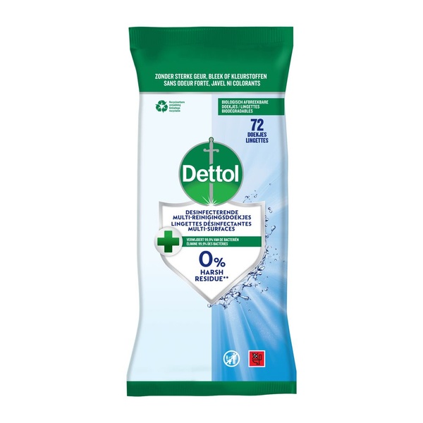 Dettol reiningsdoekjes hygienische voorkant