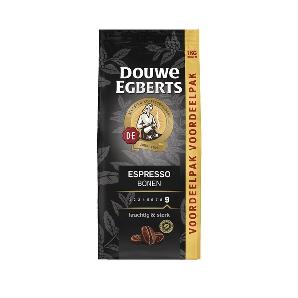 Douwe Egberts koffie espresso voorkant