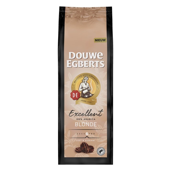 Douwe Egberts koffiebonen blond voorkant