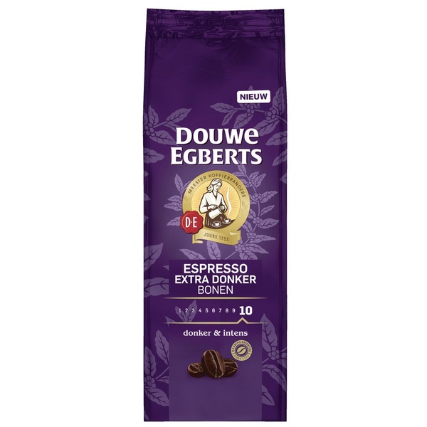Douwe Egberts koffiebonen espresso extra donker voorkant