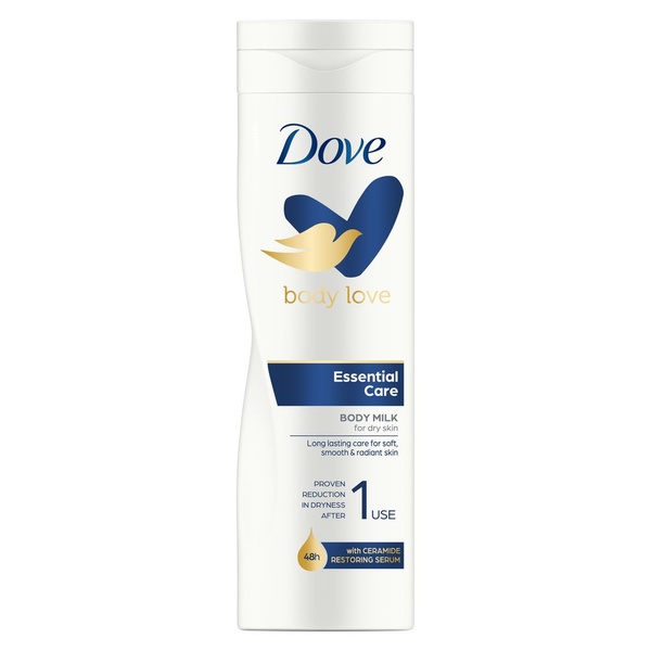 Dove bodymilk essential voorkant