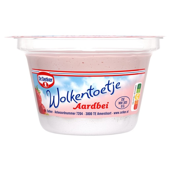 Dr. Oetker aardbei voorkant