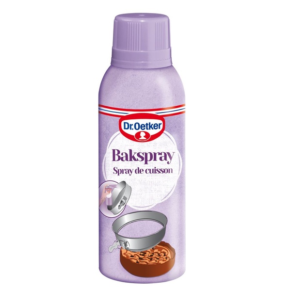 Dr. Oetker bakspray voorkant