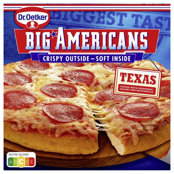 Dr. Oetker big americans Texas achterkant