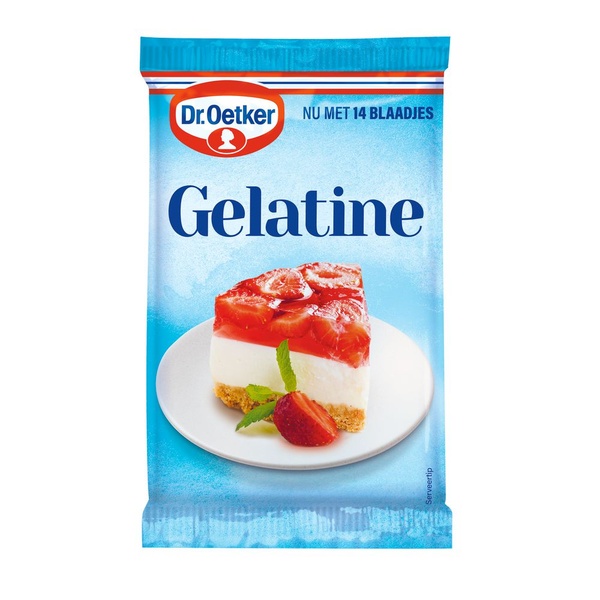 Dr. Oetker Bladgelatine voorkant