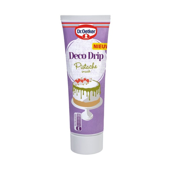 Dr. Oetker deco drip pistache voorkant