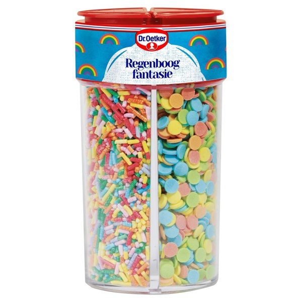 Dr. Oetker decoratiestrooisel Regenboogfantasie voorkant