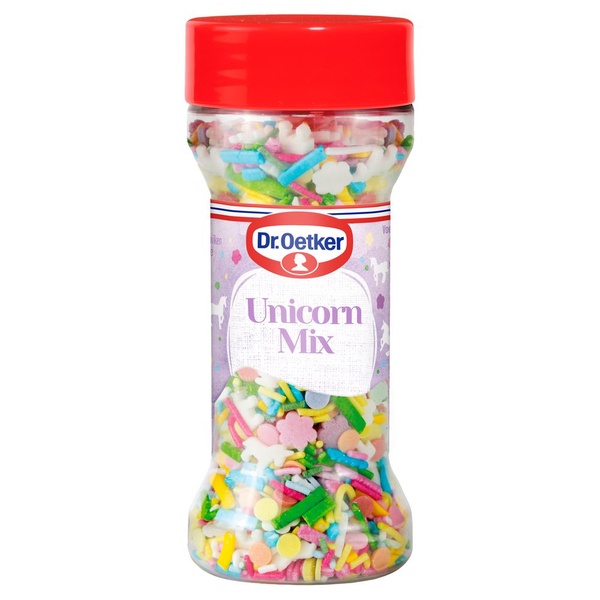 Dr. Oetker decoratiestrooisel unicorn mix voorkant