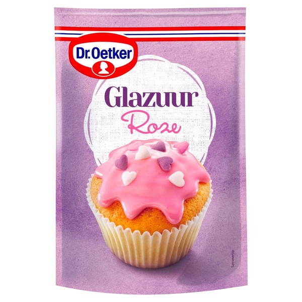 Dr. Oetker Glazuur Roze voorkant
