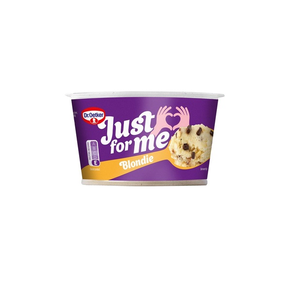 Dr. Oetker just for me blondie achterkant