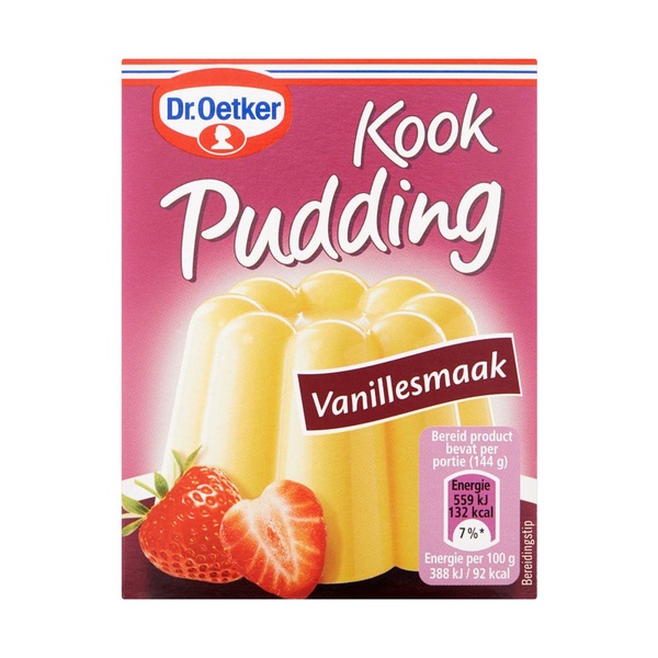 Dr. Oetker Kookpudding Vanille voorkant