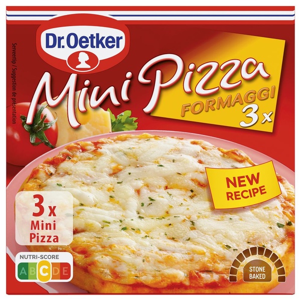Dr. Oetker mini pizza fromaggi voorkant