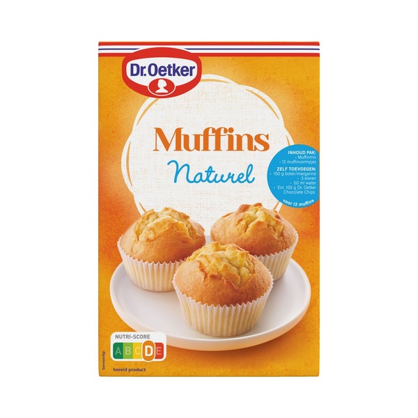 Dr. Oetker mix voor muffins voorkant