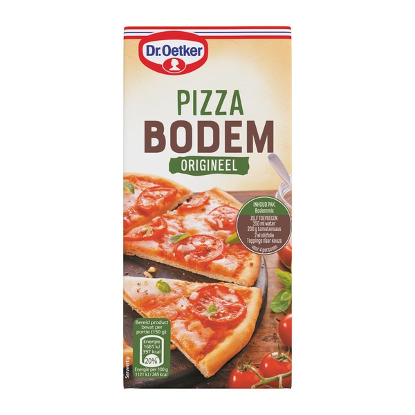 Dr. Oetker pizzamix origineel voorkant