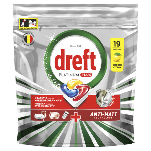 Dreft Vaatwastabletten Citroen voorkant