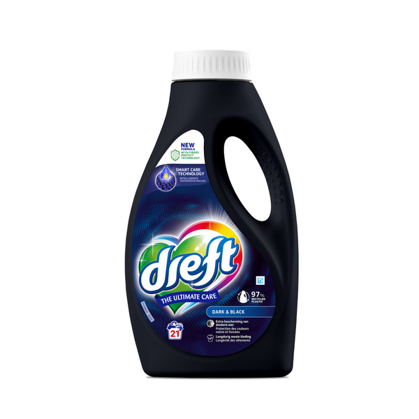 Dreft wasmiddel vloeibaar dark voorkant