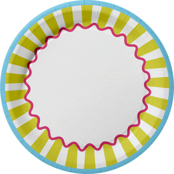 Duni Bord Papier pop stripes voorkant