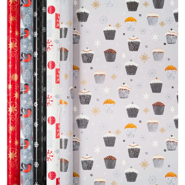 Duni cadeaupapier kerst achterkant