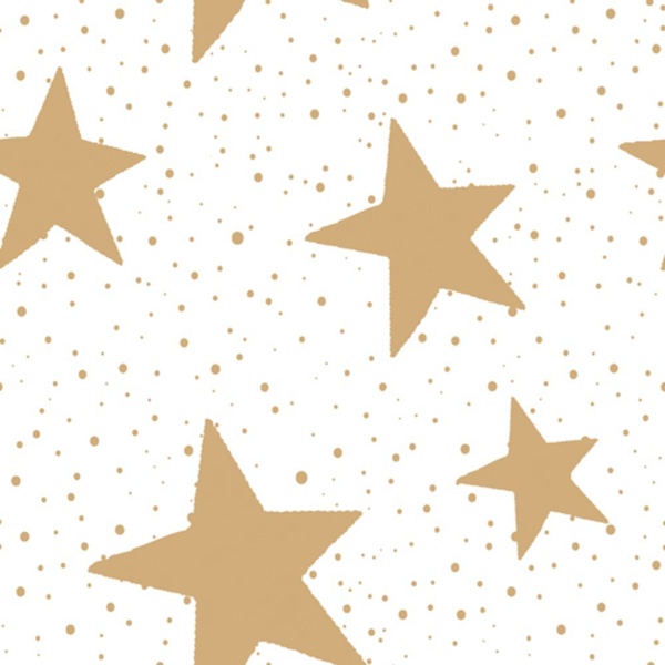 Duni servetten sparkles white voorkant