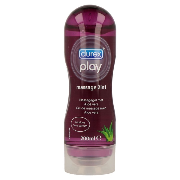 Durex massagegel 2 in 1, met Aloë Vera voorkant