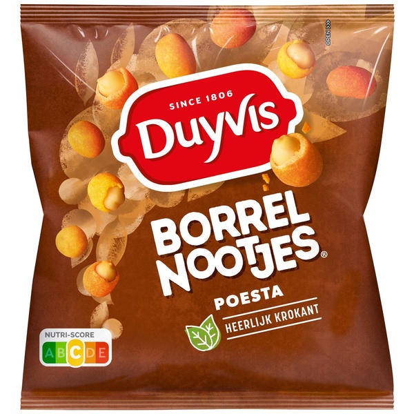 Duyvis borrelnootjes poesta voorkant