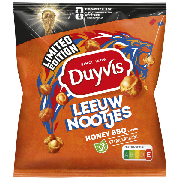 Duyvis Pinda noten Honey bbq voorkant