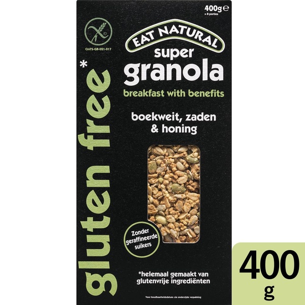 Eat Natural Super granola glutenvrij voorkant