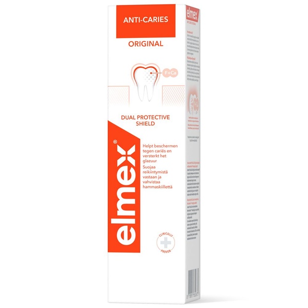 Elmex tandpasta anti-caries voorkant