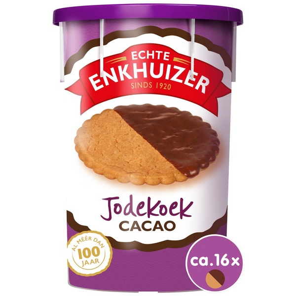Enkhuizer jodekoeken chocolade voorkant