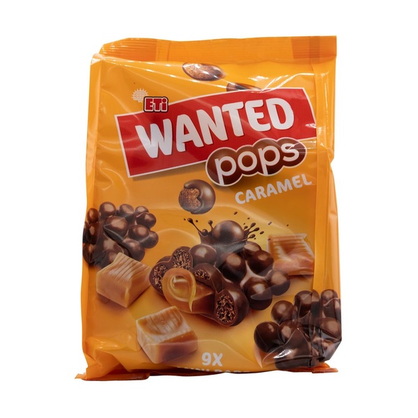 Eti wanted pops caramel voorkant