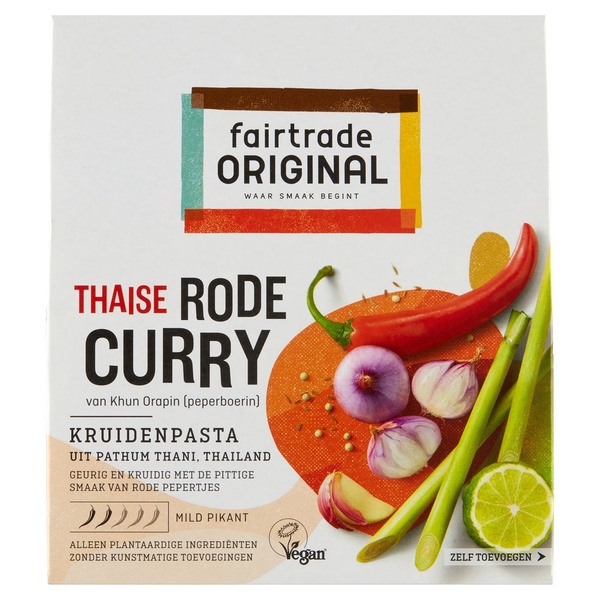 Fairtrade Original curry thais rood voorkant