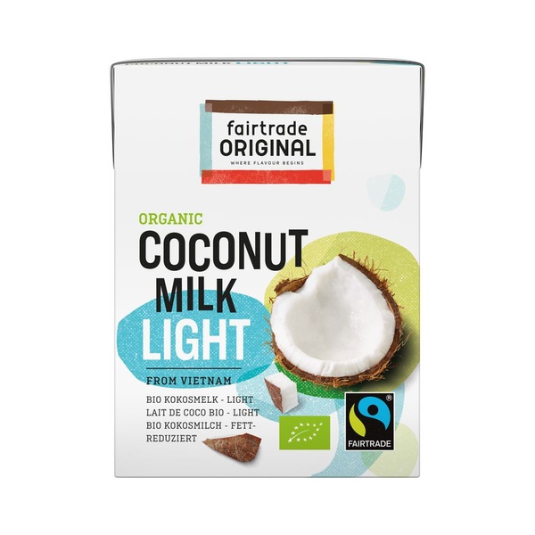 Fairtrade Original kokosmelk light voorkant