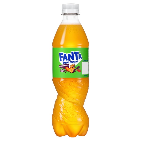 Fanta exoctic no sugar voorkant