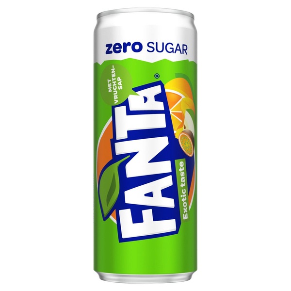 Fanta exotic zero voorkant