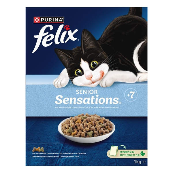 Felix kattenvoer senior sensations voorkant