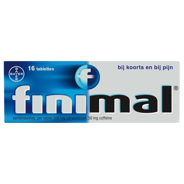 Finimal paracetamol volwassenen voorkant