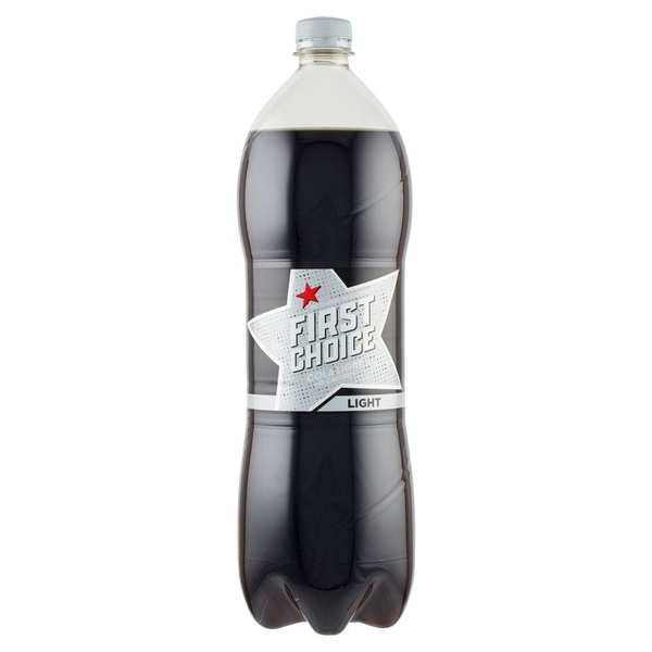 First Choice cola light fles voorkant