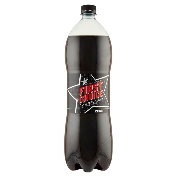 First Choice cola no sugar voorkant