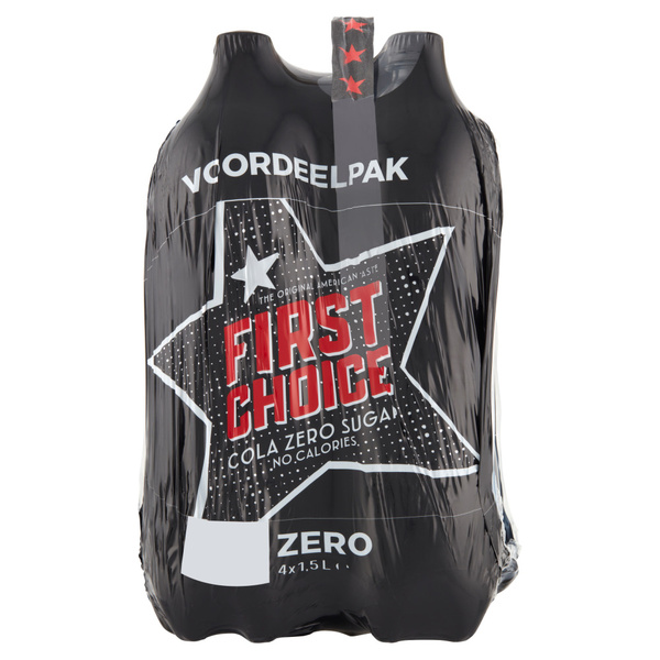 First Choice First Choice Cola No Sugar voorkant