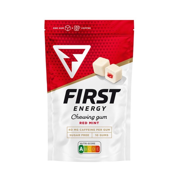 First Energy red mint voorkant