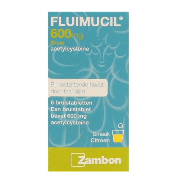 Fluimucil bruistablet 600mg achterkant