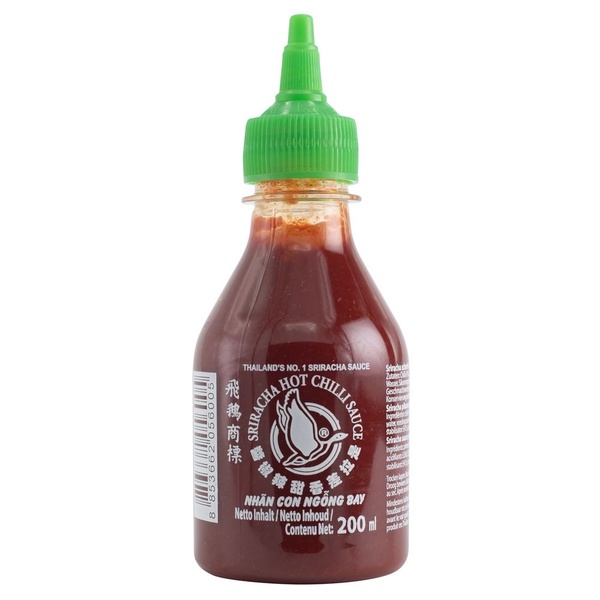 Flying Goose Sriracha pikante chili voorkant