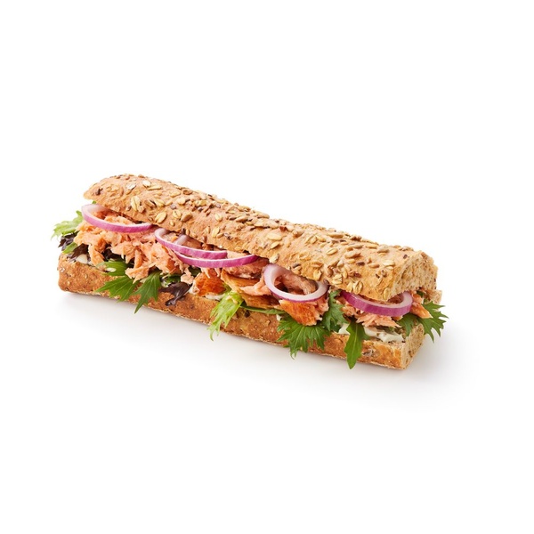 FoodClub baguette meergranen zalm voorkant