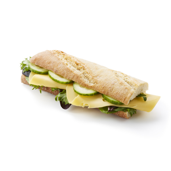 FoodClub baguette rustiek wit Beemster kaas voorkant